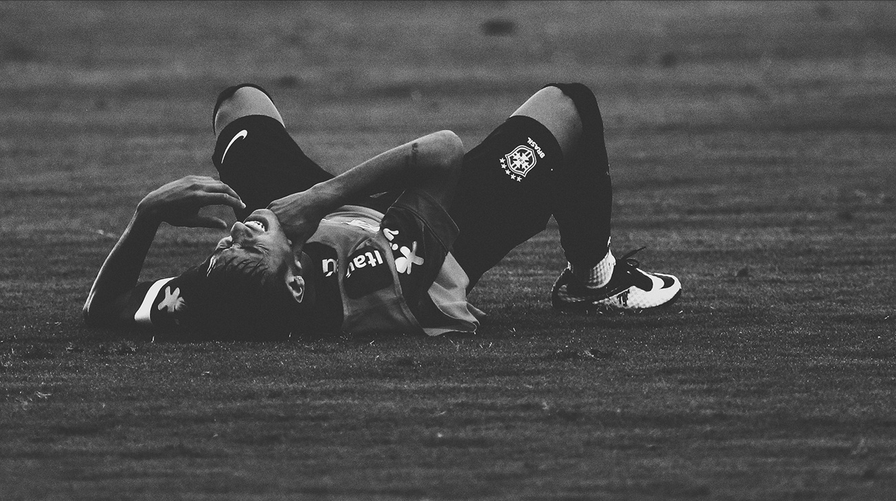 Neymar Jr on the ground - NIKE Sportswear Football Soccer World Cup Brasil Brazil 2014 - ManaMedia MANA Production Company Dani Kiwi Meier Portland PDX