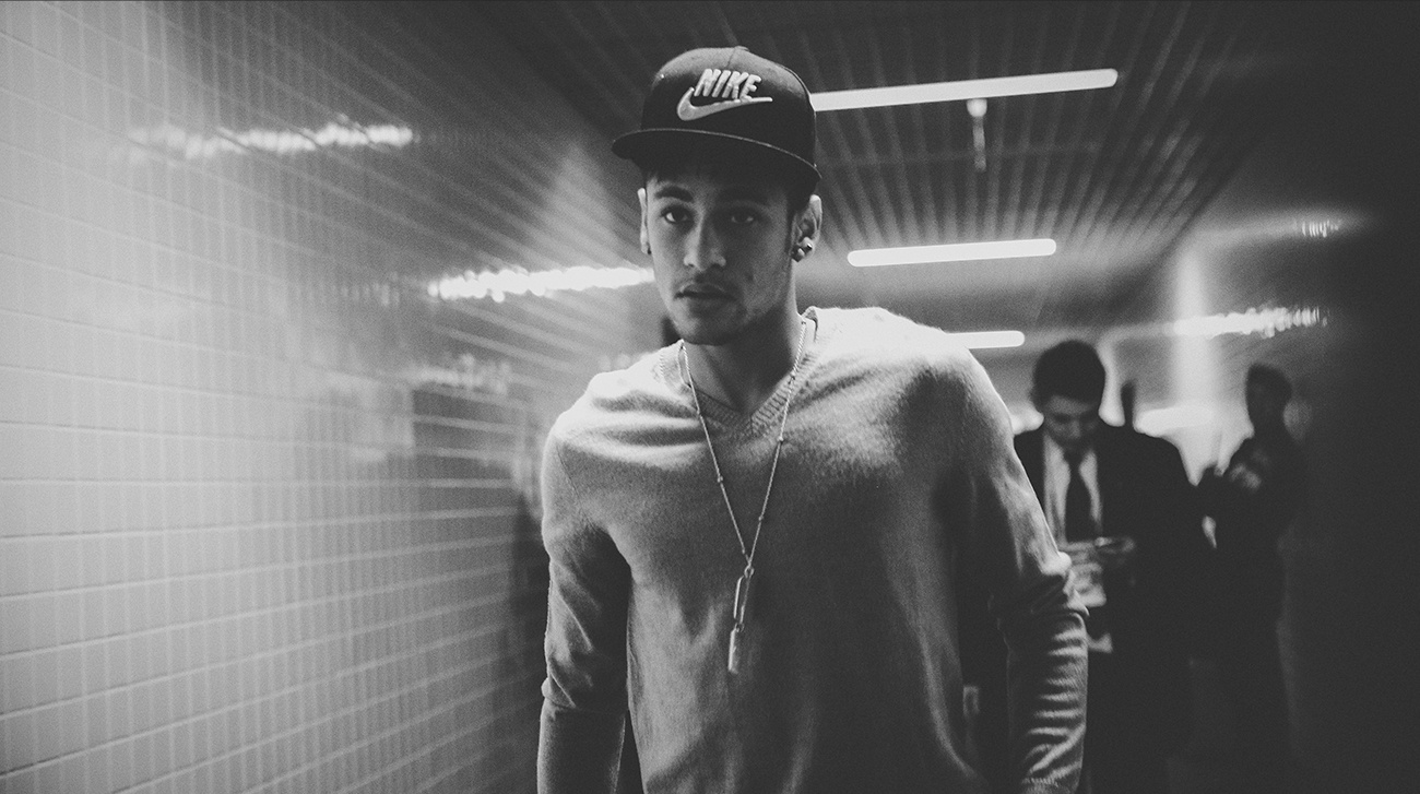 Neymar Jr hallway NJR - NIKE Sportswear Football Soccer World Cup Brasil Brazil 2014 - ManaMedia MANA Production Company Dani Kiwi Meier Portland PDX