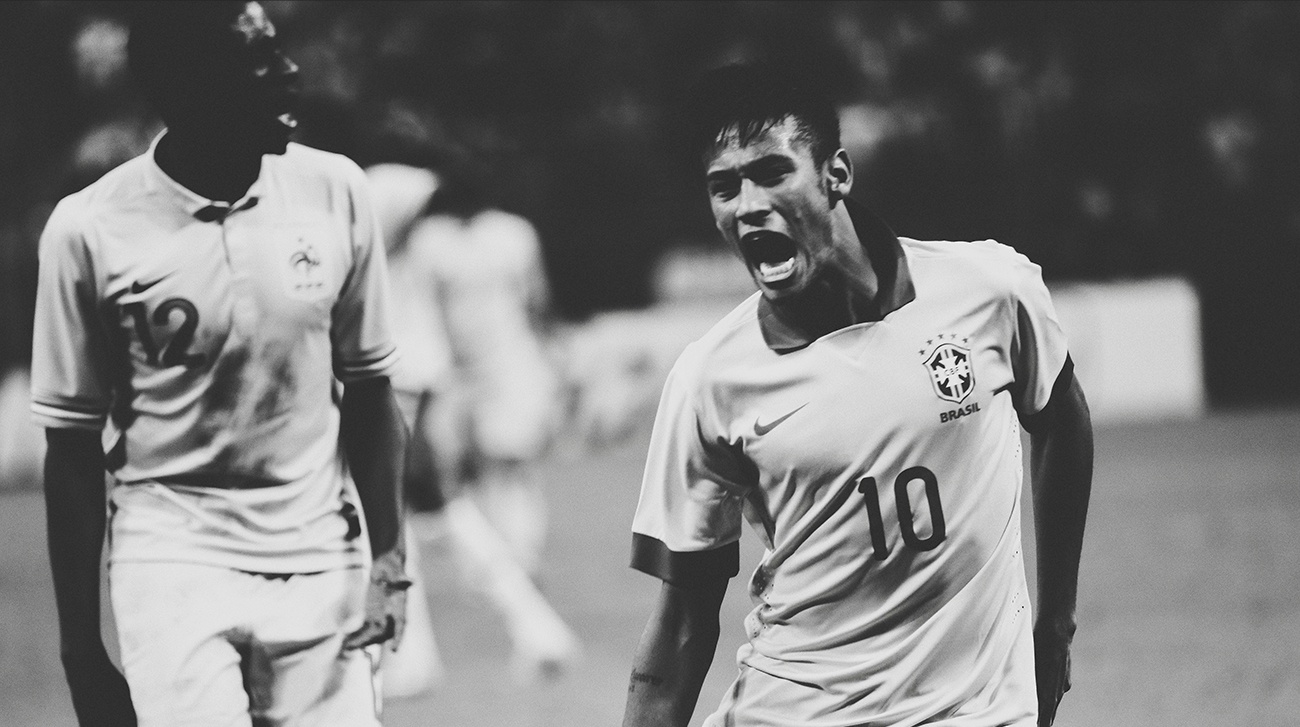 Neymar Jr expression - NIKE Sportswear Football Soccer World Cup Brasil Brazil 2014 - ManaMedia MANA Production Company Dani Kiwi Meier Portland PDX